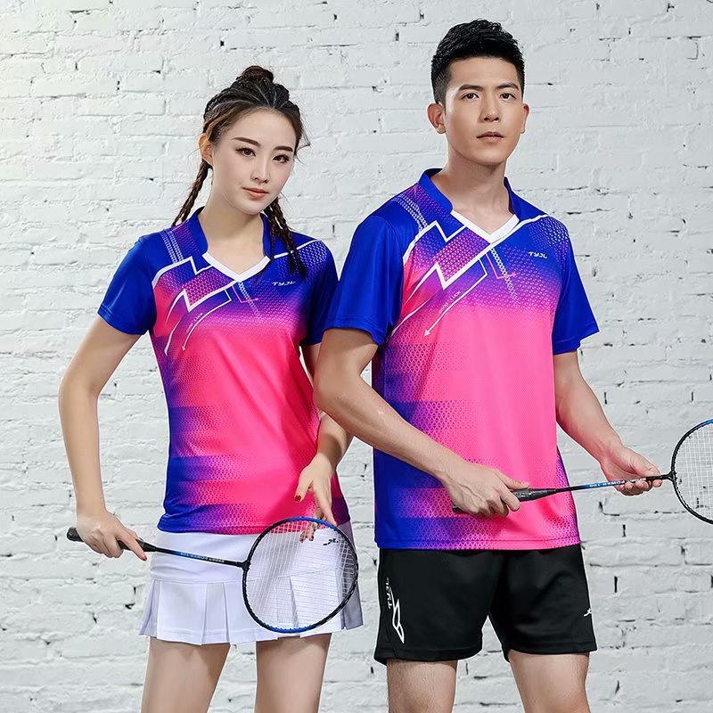 Bộ Đồ Thể Thao Đánh Cầu Lông / tennis Thoáng Khí Cho Nam Và Nữ