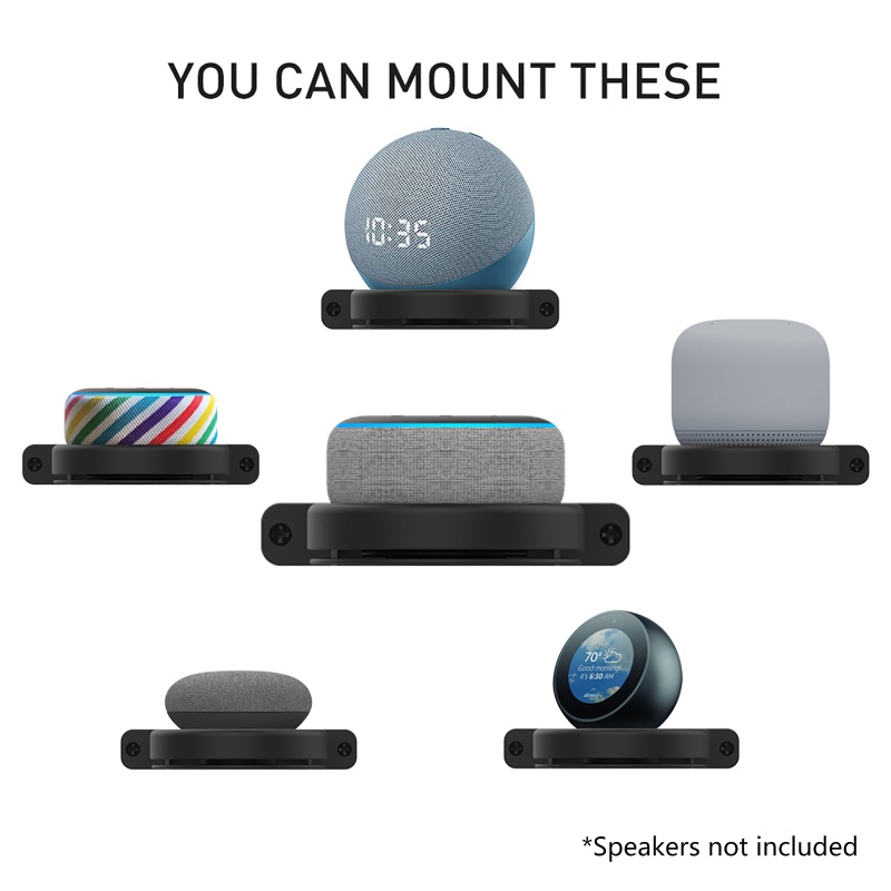 Giá Đỡ Gắn Tường Mini Tiết Kiệm Không Gian Cho Loa Echo Dot 3rd / 4th