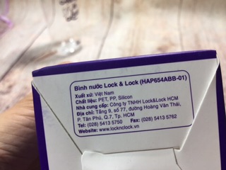 Bình nhựa Lock & Lock 500ml