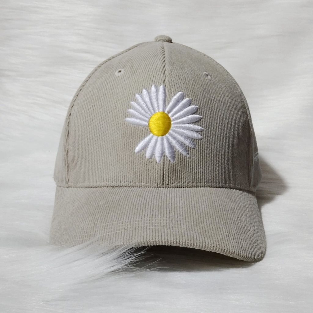 Mũ lưỡi trai, nón kết cao cấp nam nữ đẹp thêu HOA CÚC VIP phong cách Ulzzang unisex mã số K16