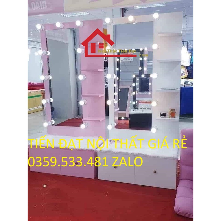 Bàn trang điểm ngồi bệt nhựa Đài Loan có đèn LED giá xưởng