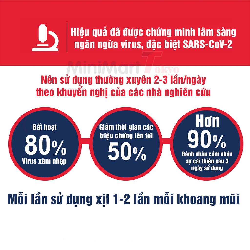 Bình xịt mũi Pirdal Nasal Spray 15ml kháng khuẩn Virus Pháp và bình xịt mũi VIRALEZE 10ml từ Úc