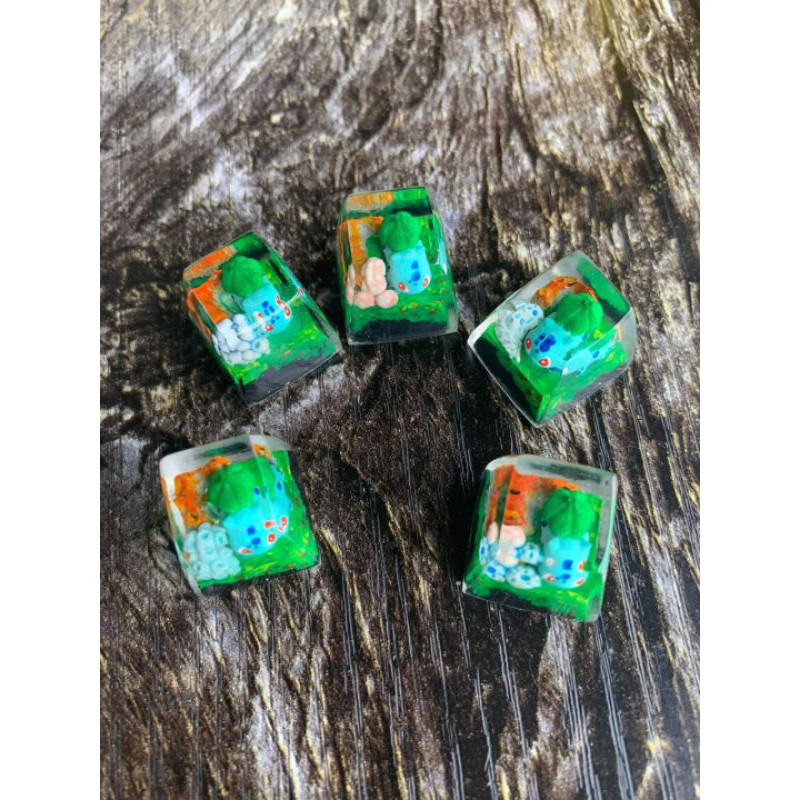Keycap resin bàn phím cơ Bulbasaur
