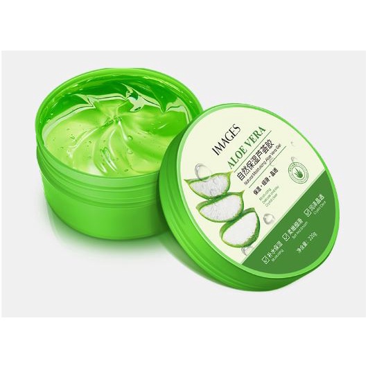 Gel lô hội IMAGES 220g Mặt nạ nha đam nuôi dưỡng sâu và phục hồi hư tổn mặt nạ cấp ẩm chống khô da