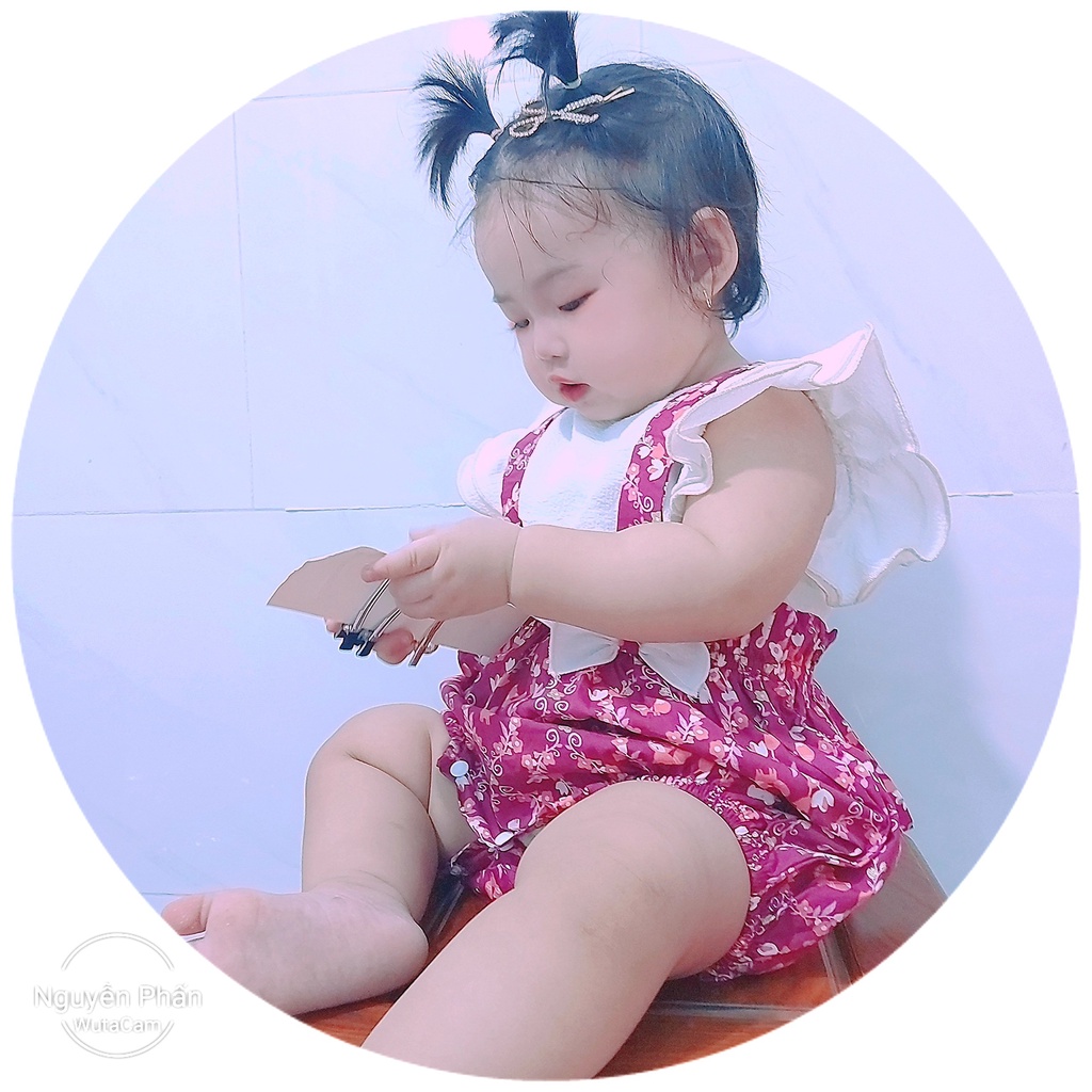 Bodysuit cho bé gái sơ sinh, 0,1,2,3 tuổi Chi Loves , Đầm bé gái sơ sinh hàng thiết kế cao cấp ( Mẫu V47)