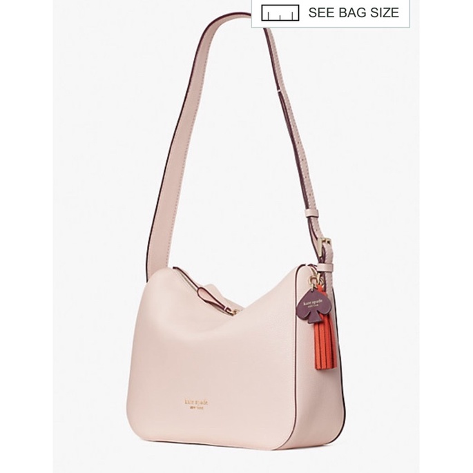 Túi thời trang đeo vai/ đeo chéo Kade Spade có 2 màu hồng và màu nâu vàng