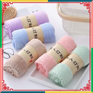 Khăn mặt lông cừu xuất hàn siêu mềm mại siêu thấm hút