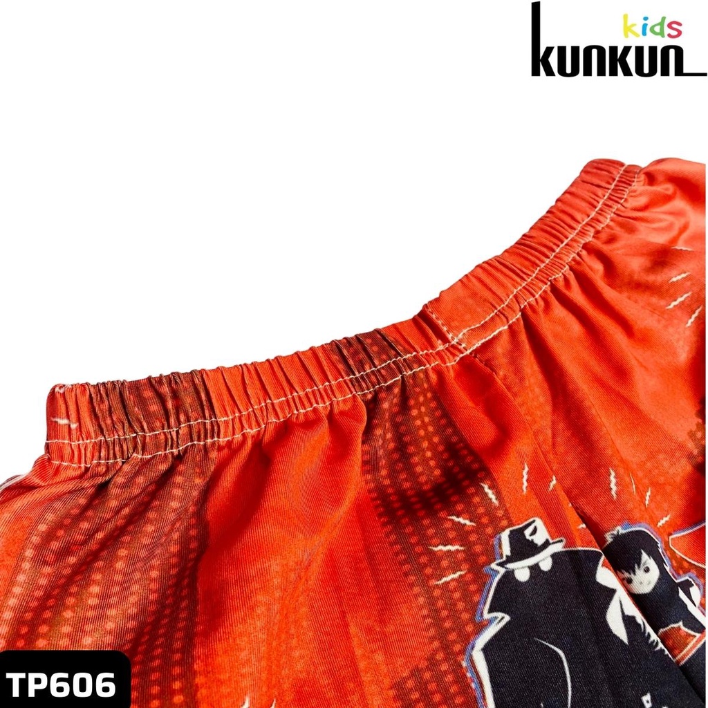 Quần áo bé trai Kunkun Kid TP606 in hoạt hình Người nhện Spiderman chất Thun lạnh size đại từ 10-60kg