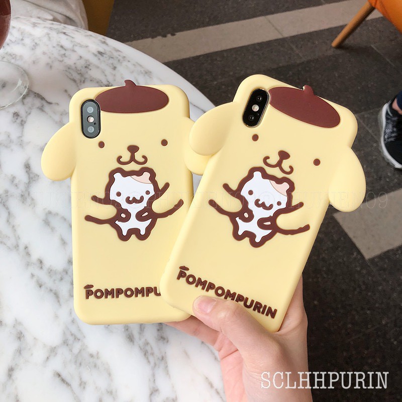 ỐP IPHONE SILICON HOẠT HÌNH POMPOMPURIN KUTE HỘT ME IP7 IP7P IPX IPXR IPXSMAX IP11 IP11PRO IP11PROMAX