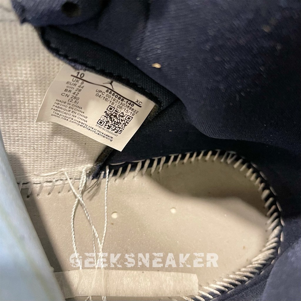 [GeekSneaker] Giày Jordan 1 Retro High Obsidian UNC - Nguyên Bản " SC "