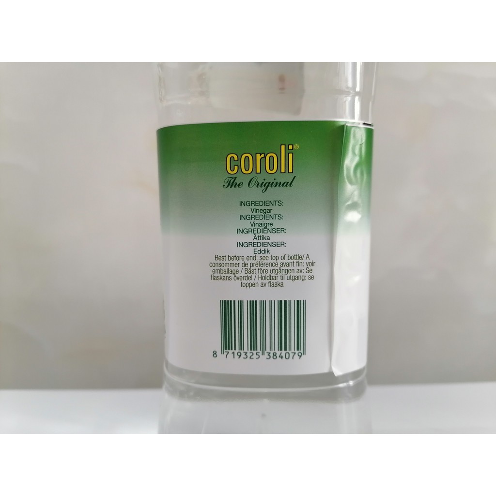 [1 Lít] Giấm TRẮNG [Netherlands] COROLI White Vinegar (tgc-hk)