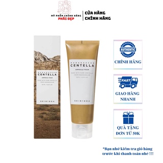 Sữa rửa mặt dịu nhẹ, làm sạch sâu Rau má Skin1004 Madagascar Centella  Ampoule Foam 125ml - Mỹ phẩm chính hãng phái đẹp
