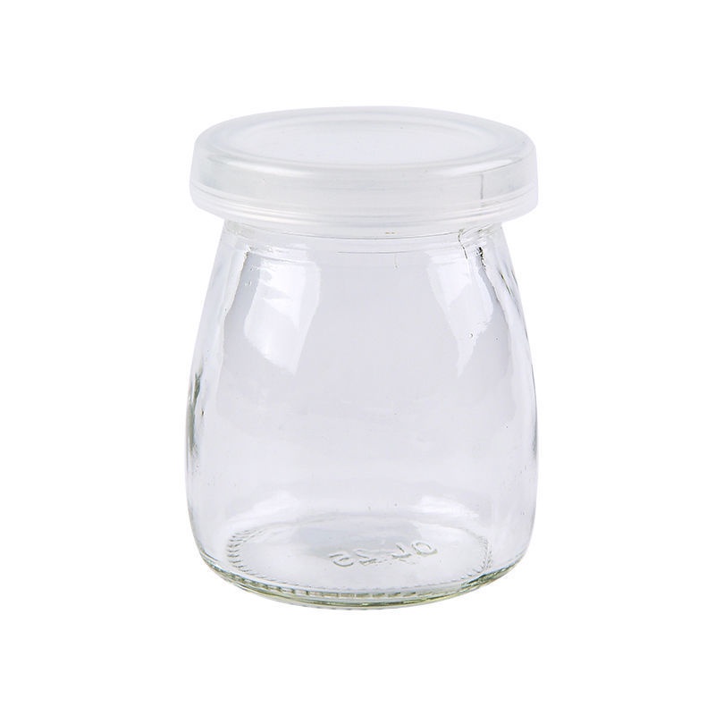 Hũ thủy tinh làm sữa chua kèm nắp nhựa dung tích 100ml
