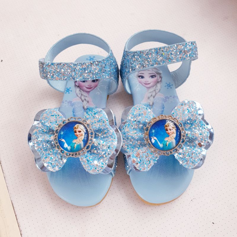 Giày sandal công chúa Elsa cho bé gái 3-8 tuổi đi học đi chơi
