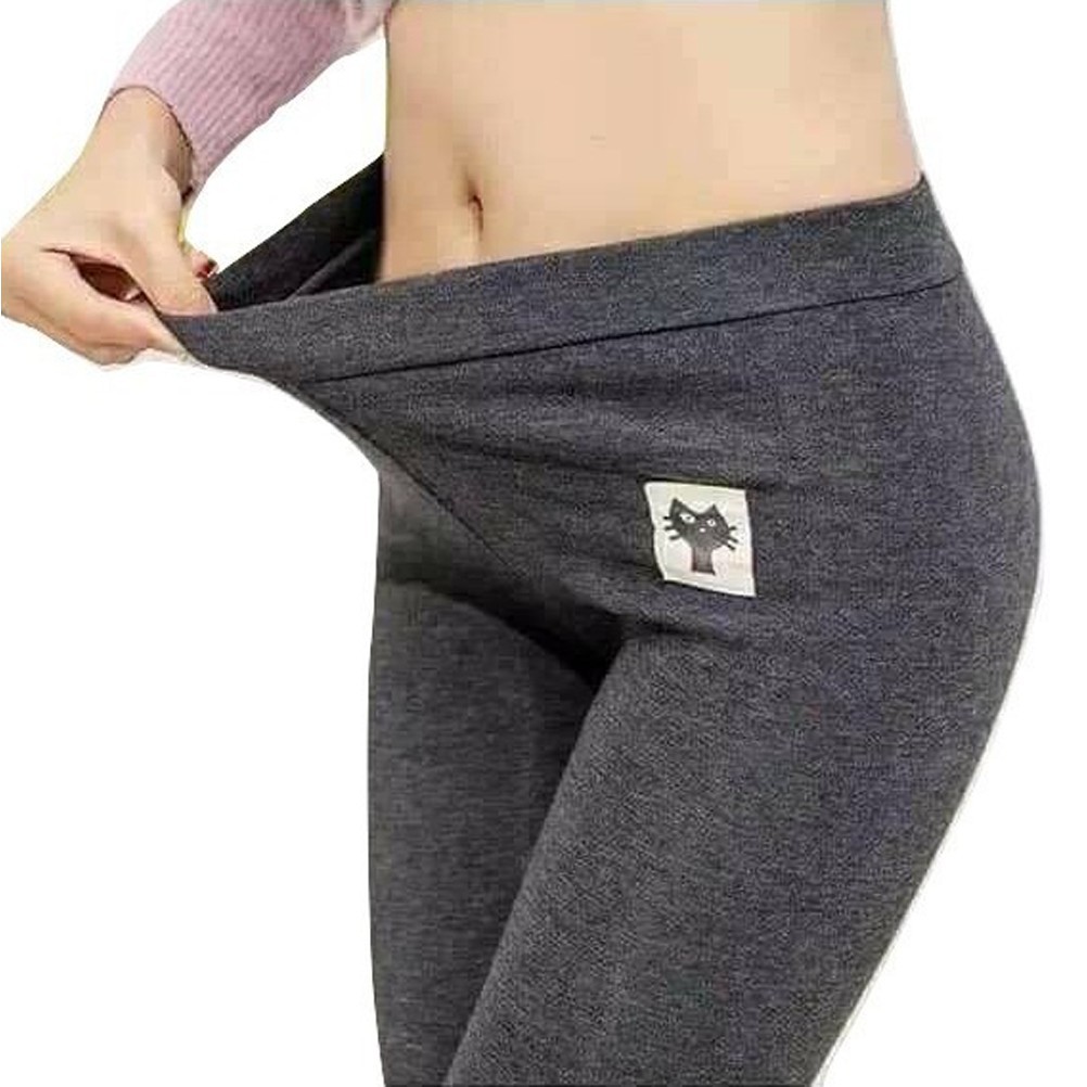 Quần Legging Mèo Dễ Thương Lót Lông Không Xù Siêu Ấm ROSA