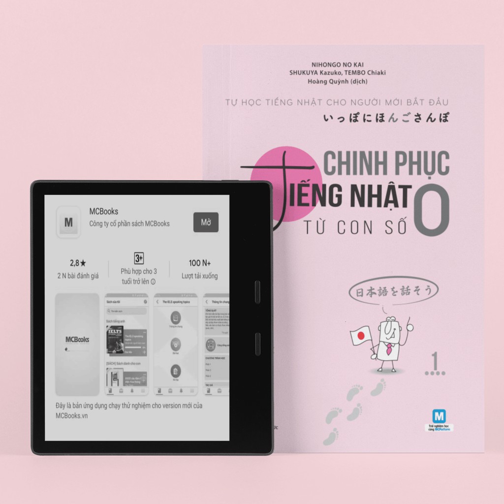 Sách - Chinh Phục Tiếng Nhật Từ Con Số 0 - Tập 1 (Học Cùng App MCBOOKS)