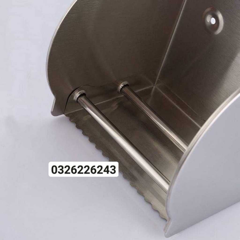 hộp đựng giấy vệ sinh inox 304 cao cấp chống ướt giấy dùng được cho loại giấy có lõi và không có lõi