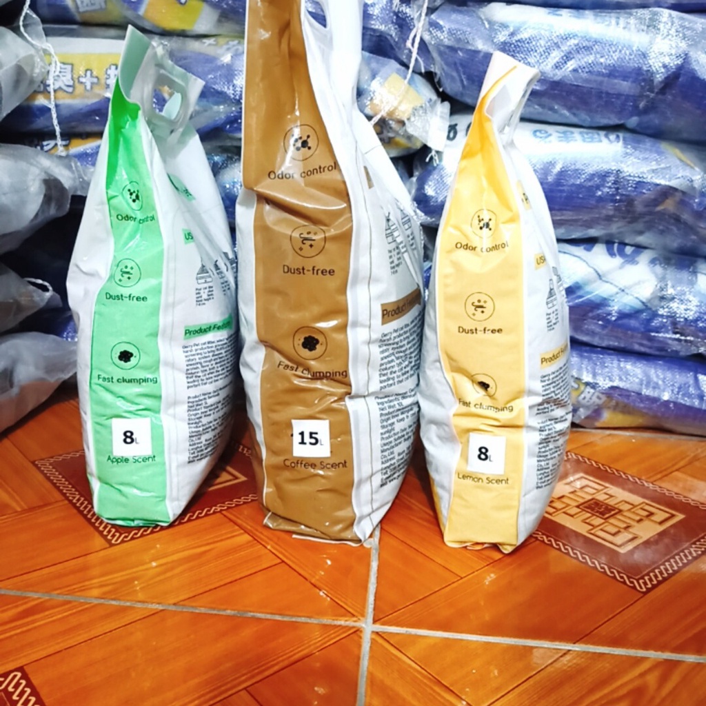 Cát Vệ Sinh Cho Mèo Gerry Pet túi 15L ⚡️Ship Hỏa Tốc Nhận Ngay tại Hà Nội