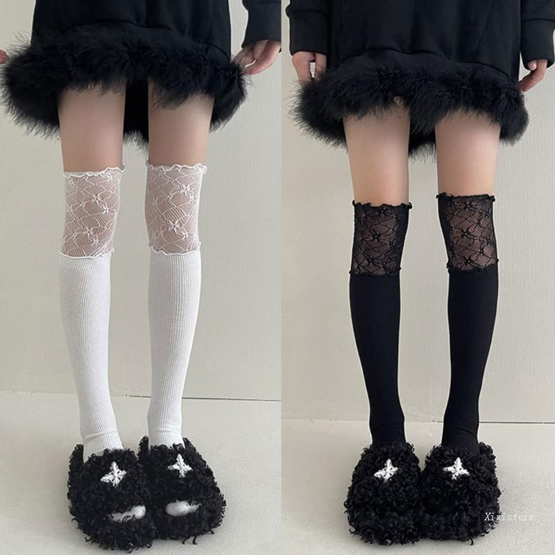 XIXI Tất Chân Cao Qua Gối Thời Trang Cho Nữ