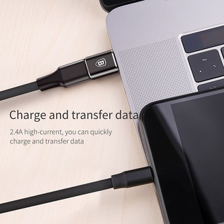 Đầu Chuyển Micro USB Sang USB Type C 2.4 Baseus
