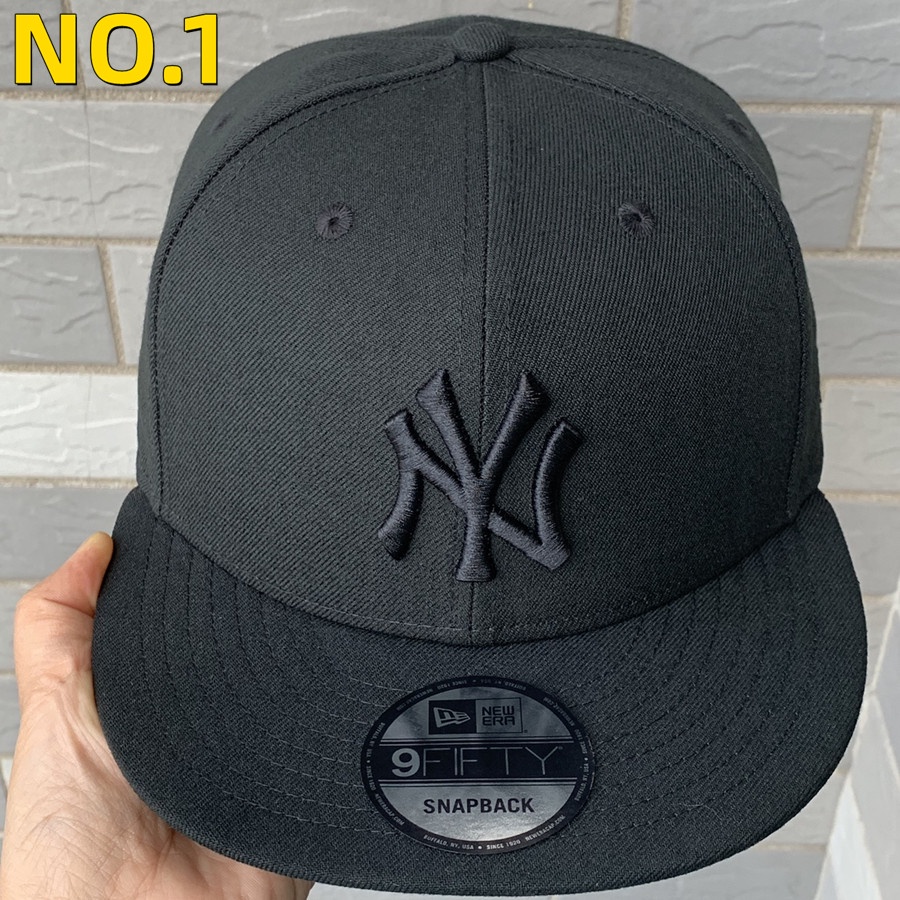 MLB Hàng đã sẵn sàng mũ lưỡi trai chicago blanco sox mũ phẳng new york yankees full enclosure unisex hip hop snapback cap oficial men's balck flat brim cap