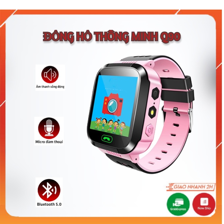 Đồng Hồ Thông Minh Q90 Cho Bé Yêu, Nghe Gọi Hai Chiều Thiết Kế Đẹp Đáng Yêu, Dễ Dàng Sử Dụng Độ Bền Tốt.