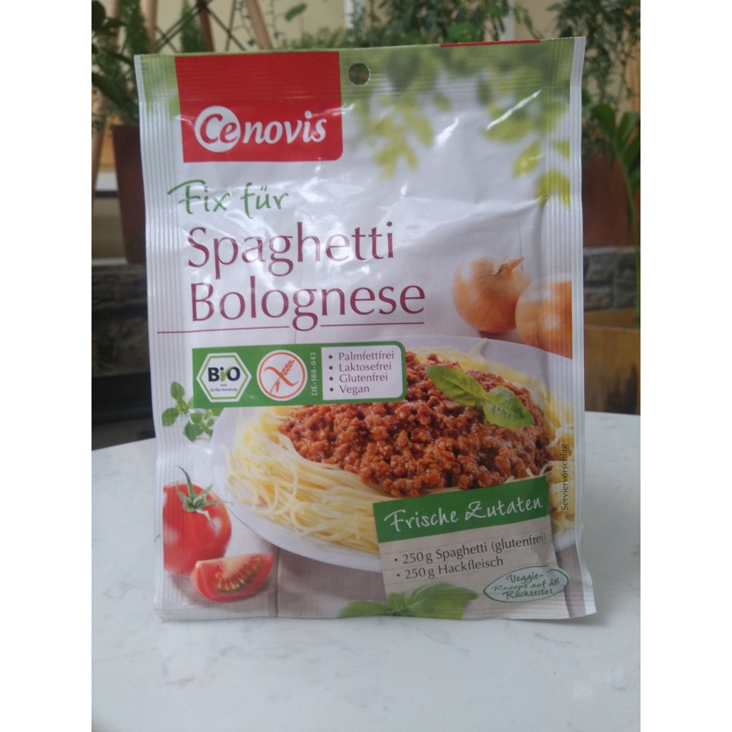 Bột làm sốt spaghetti hữu cơ Cenovis (40g)