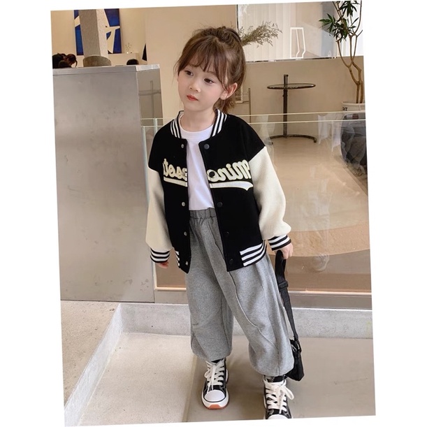 ÁO KHOÁC BOMBER CHO BÉ GÁI TRAI T3 LOẠI 2 CÓ LÓT BÔNG |TAHISHOP|