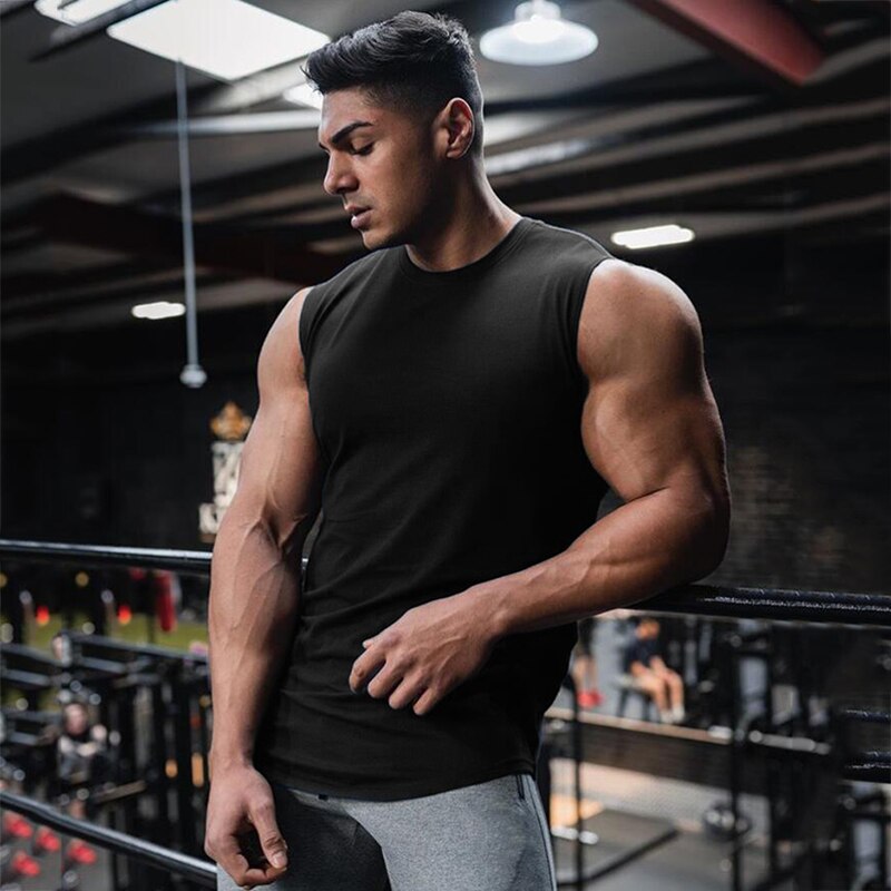 Áo Thun Thể Thao Sát Nách Thời Trang Dành Cho Nam