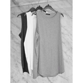 Áo TANKTOP LAYER UNISEX -tà bầu -3 màu: đen, trắng, xám