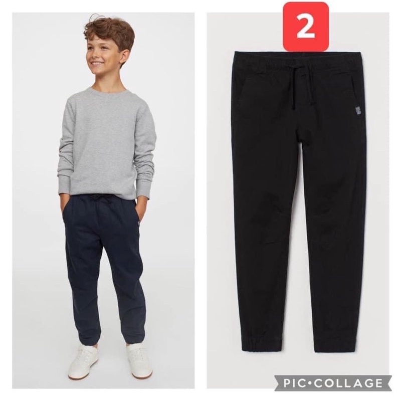 Quần jogger Hm auth bé trai