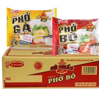 Thùng 30 gói phở bò/gà đệ nhất