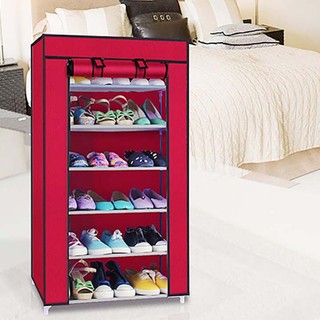 Kệ Tủ Vải Đựng Giày Dép Tiện Dụng kệ vải khung kim loại