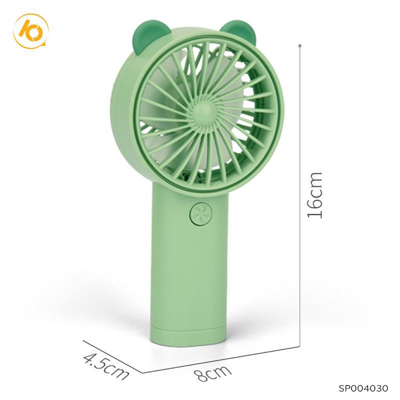 Quạt cầm tay dễ thương SHOP10K kèm đồ chơi thổi bong bóng - SP004030