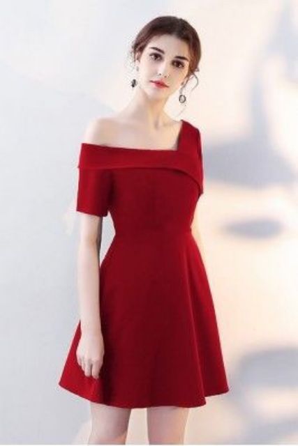 [Mã WABRWA15 giảm 15% đơn 300K] Zerasy - Đầm xòe lệch vai cách điệu | BigBuy360 - bigbuy360.vn