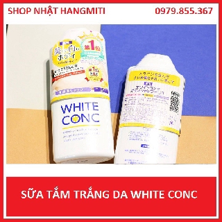 Sữa Tắm Trắng Da White ConC Nhật Bản chai 360ml