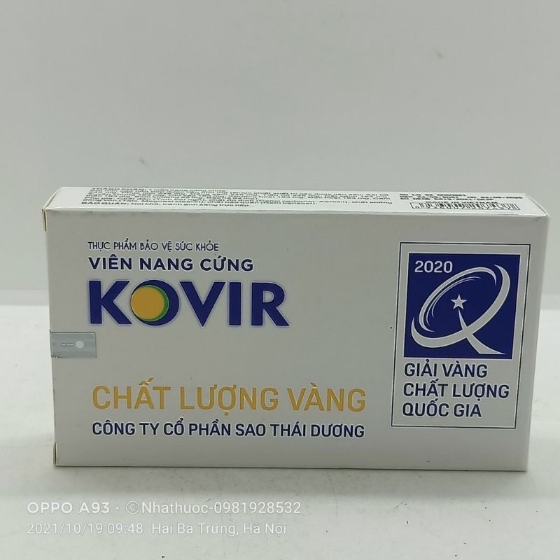 hàng chính hãng công ty viên uống kovir