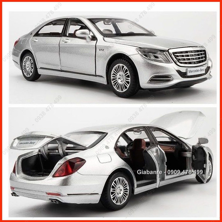Xe Mô Hình Kim Loại Mercedes S Class S600 Tỉ Lệ 1:32 - Mở 4 Cửa - 9825