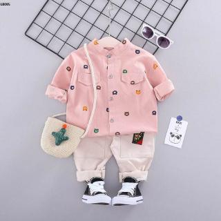 Set sơ mi bé nam siêu lịch lãm LB005