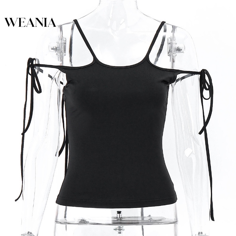 Áo Tank Top Sát Nách Màu Trơn Thiết Kế Hở Lưng Quyến Rũ