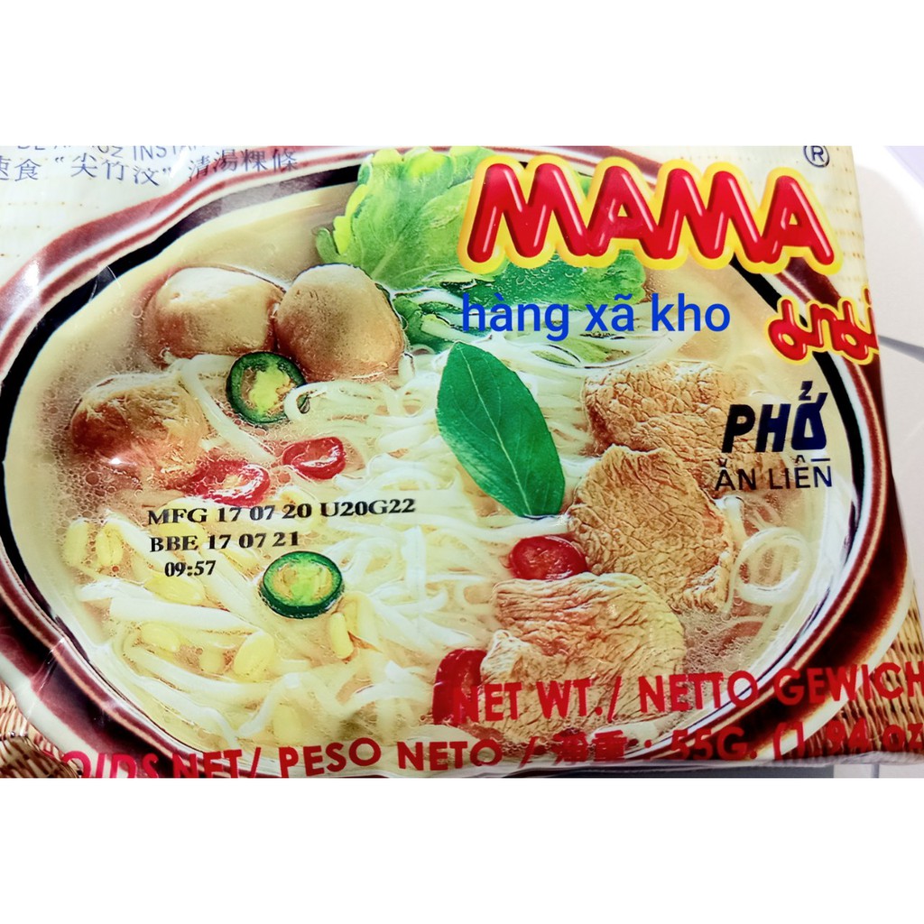 phở mama ăn liền  gói 55gr THÁILAN | BigBuy360 - bigbuy360.vn