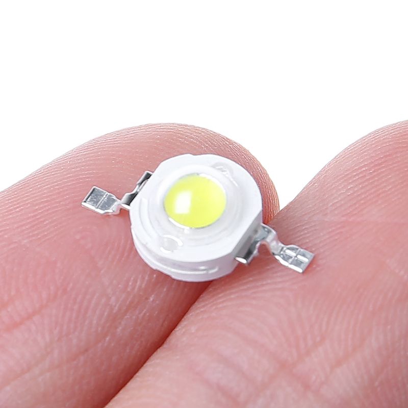 youyo* Công suất cao 1W LED SMD Chip ánh sáng tiết kiệm năng lượng Bóng đèn hạt cho màu trắng tự làm