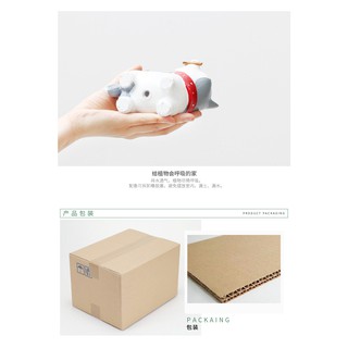 Chậu cây cún Nhật Husky