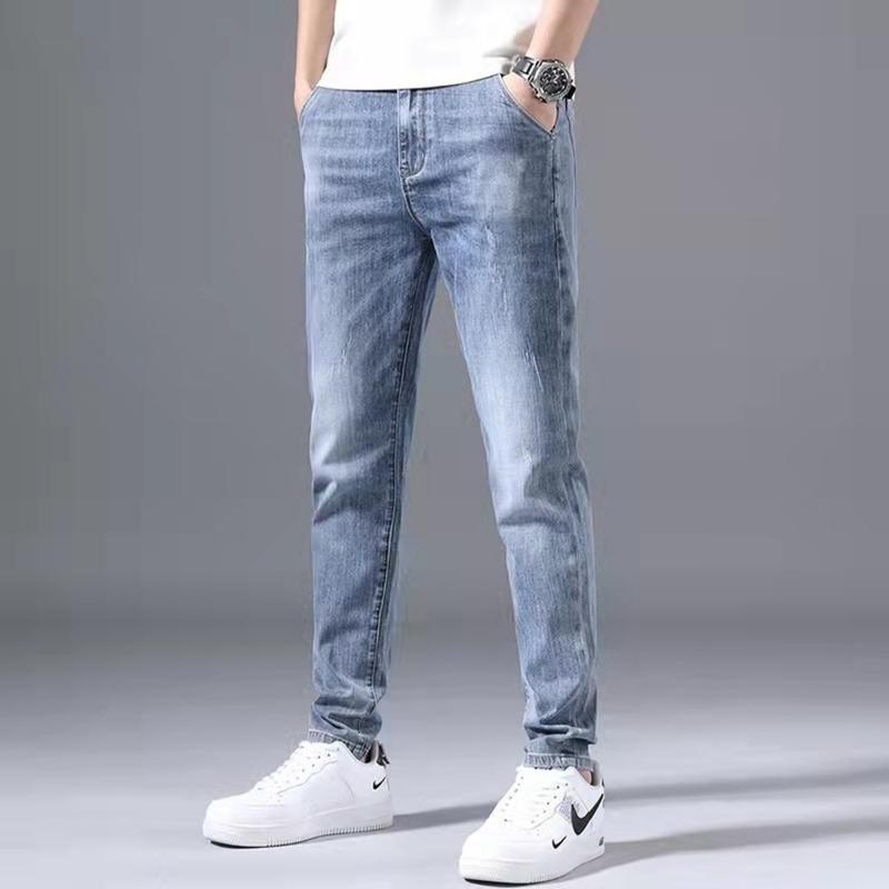 Quần Jean Nam Xanh Dáng Skinny Co Dãn 4 Chiều Form Tôn Dáng Siêu Đẹp Tại Gen Z Store HN