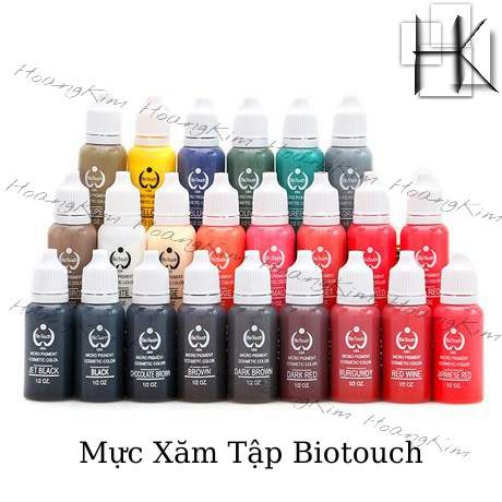 Mực tập biotouch dùng trong phun xăm