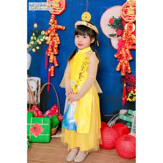 Áo dài Tết cho bé