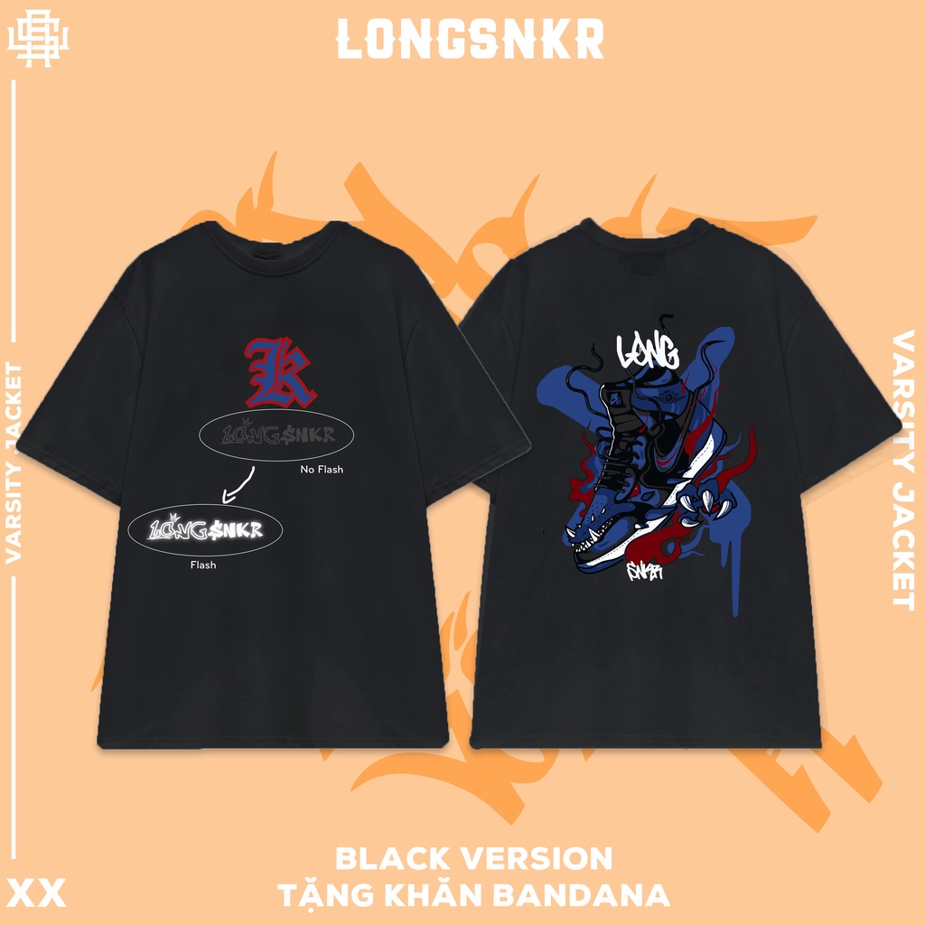 _T-shirt Sneaker Zone Dragon Version- áo thun phản quang form Oversize, Longsnkr Streetwear