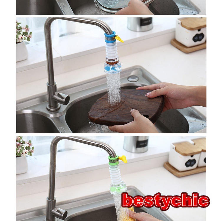 Đầu Lọc Vòi Nước Nhà Bếp Xoay 360 Độ Chống Văng Nước