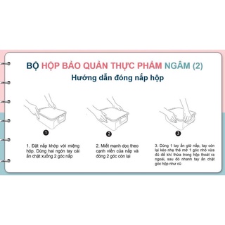 Bộ bảo quản thực phẩm ngâm Tupperware