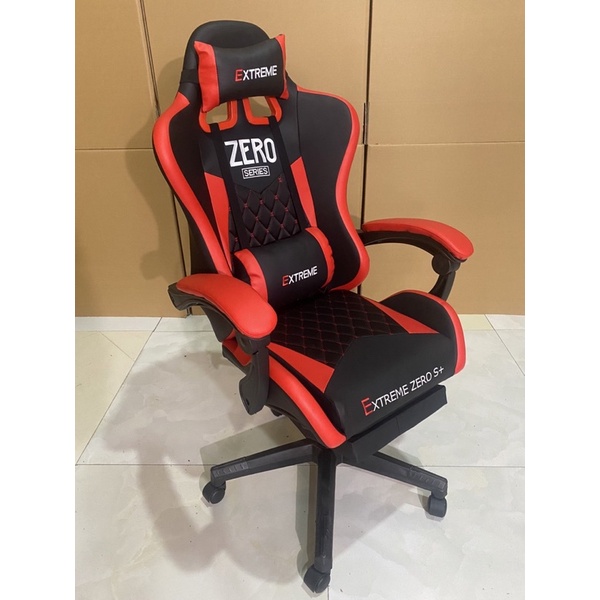 Ghế gaming giá rẻ - Mã ghế Zero S+ bản mới có kê chân, xoay ngả, nâng hạ đầy đủ